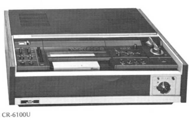 JVC CR-6100U 3/4 inch Umatic video cassette recorder
