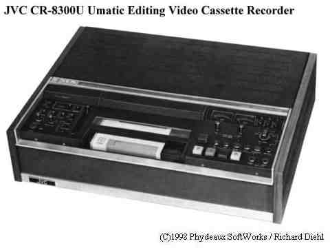 JVC CR-8300U Editing Umatic VCR