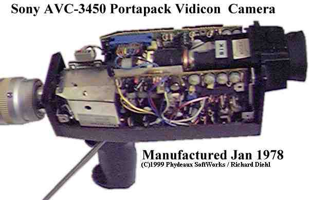 Interior shot of the Sony AVC-3450 Portapack camera