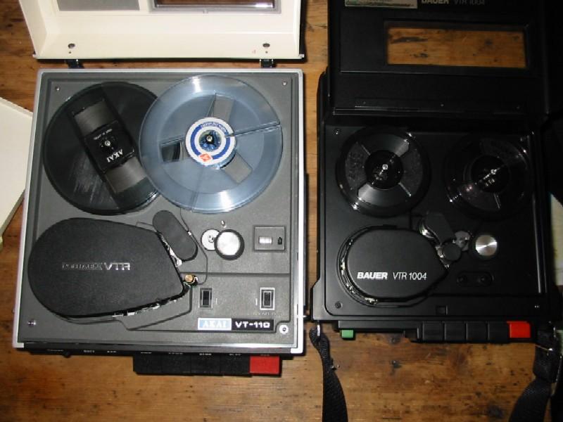 Bauer Video VTR-1004 1/4 portapack VTR VS Akai VT-110 VTR