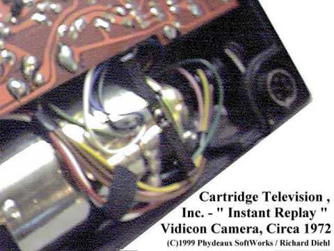 Cartrivision Instant Replay Vidicon camera