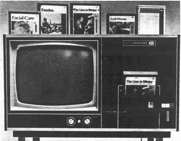 A Rare table top model Cartrivision VTR & TV