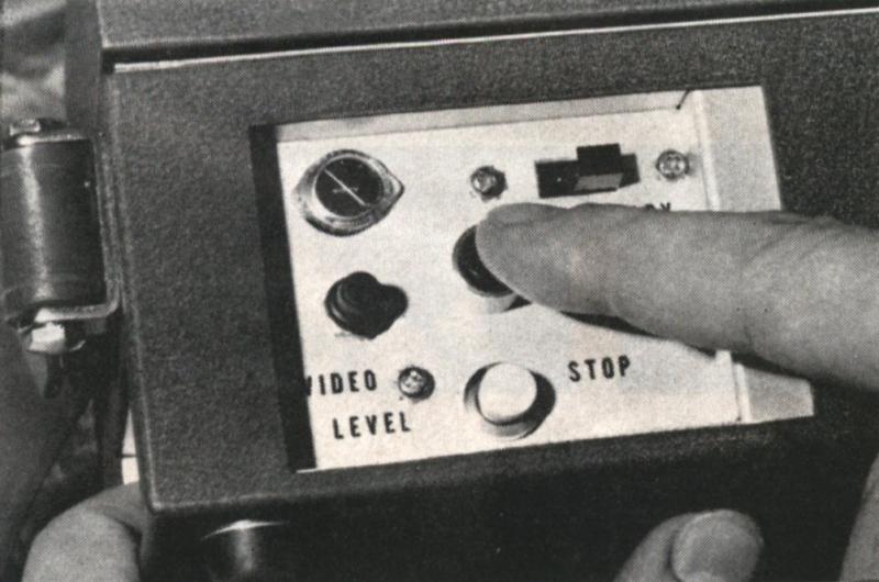 CV-2400 prototype portapack operator's controls!