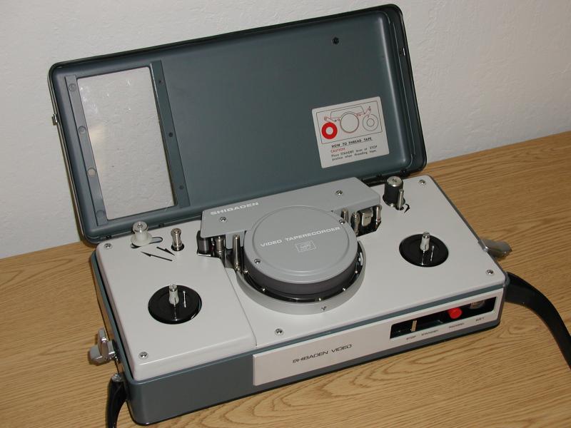 SV-707 Record Only portapack VTR and FP-707 vidicon camera