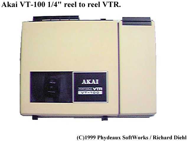 Akai VT-100 ~ 1/4 Reel To Reel VTR