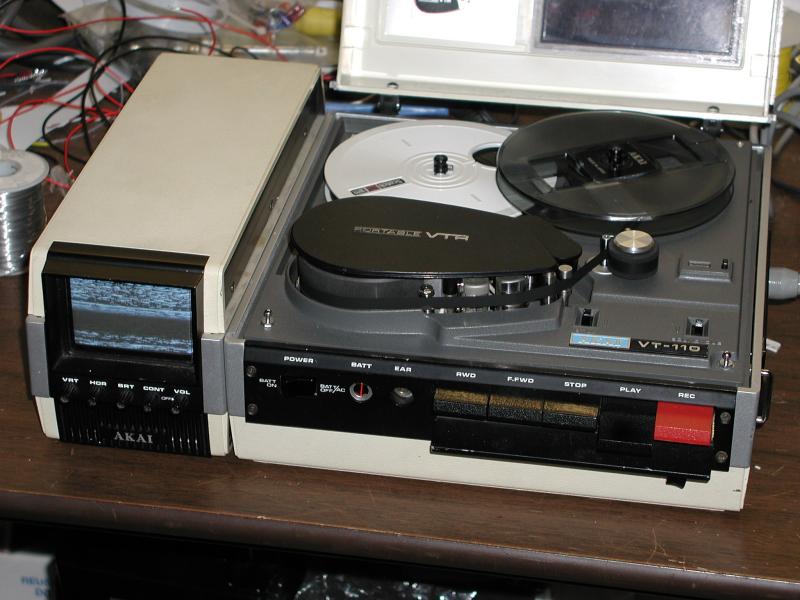 Akai VT-100 and VT-110 VTRs owned by Sheldon Galbraith